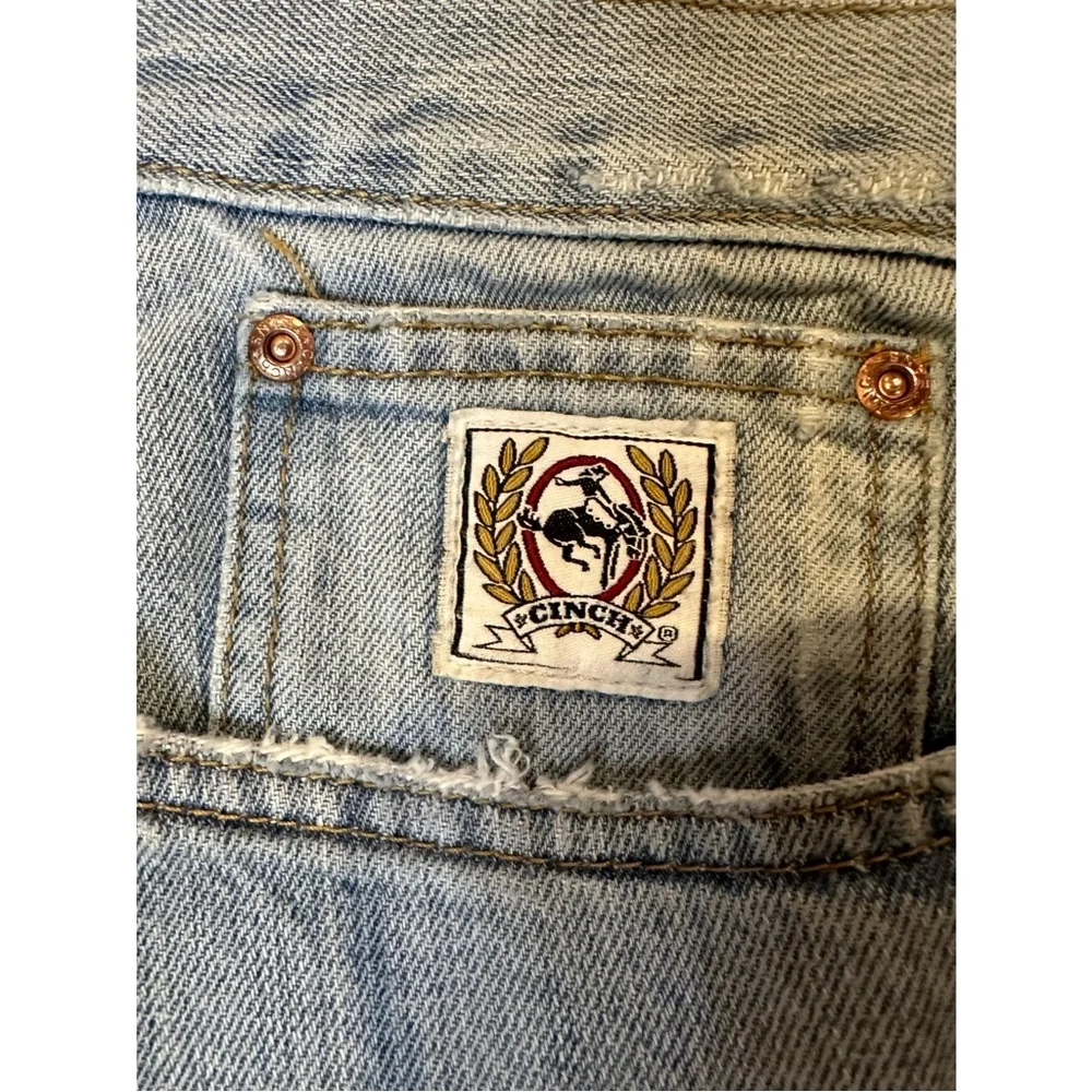 CINCH Men's Relaxed Fit White Label Jean - Light Stonewash Size‎ 38 - Picture 7 of 9